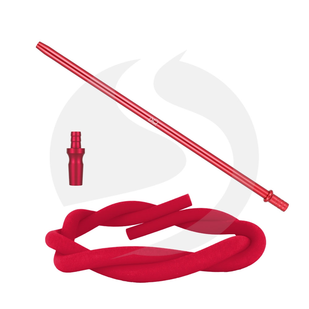 AO Hookah Alu Slim Liner Schlauchset - Rot 18/8