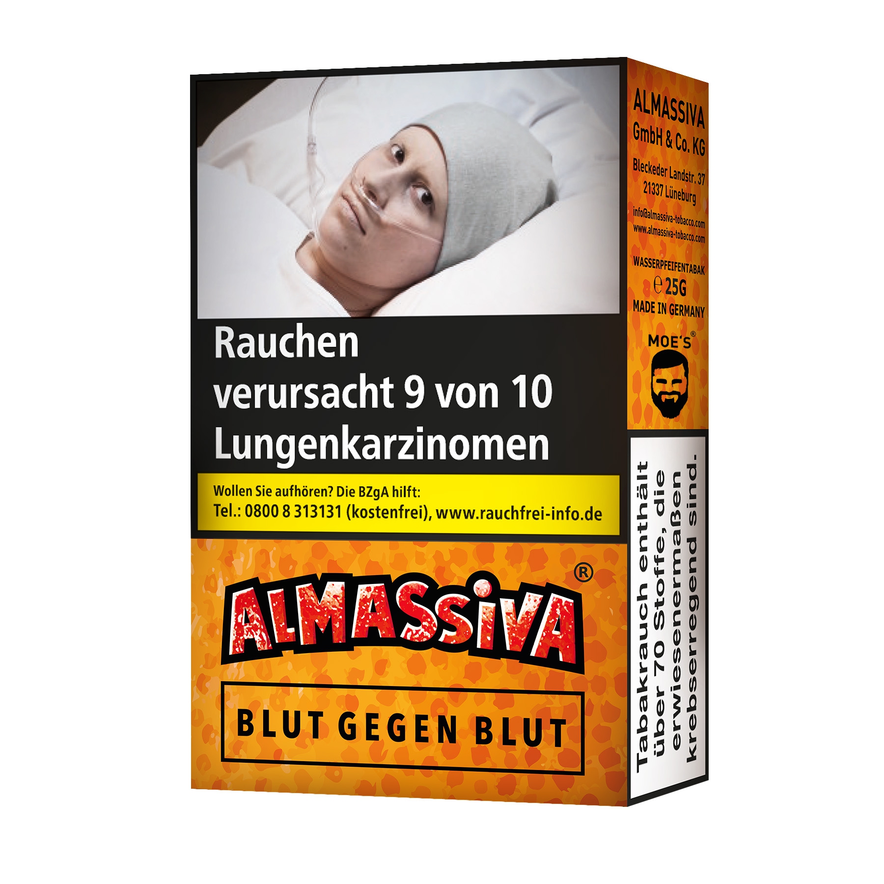 ALMASSIVA Tobacco 25g - Blut gegen Blut