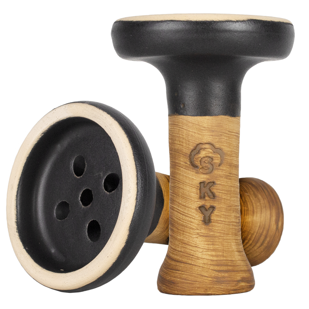 Sky Hookah Flat Killer Bowl - Matt Black