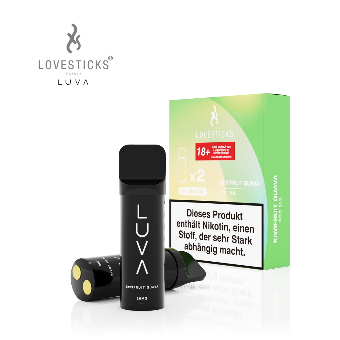 Luva Lovesticks POD Duo Pack - Kiwifruit Guava