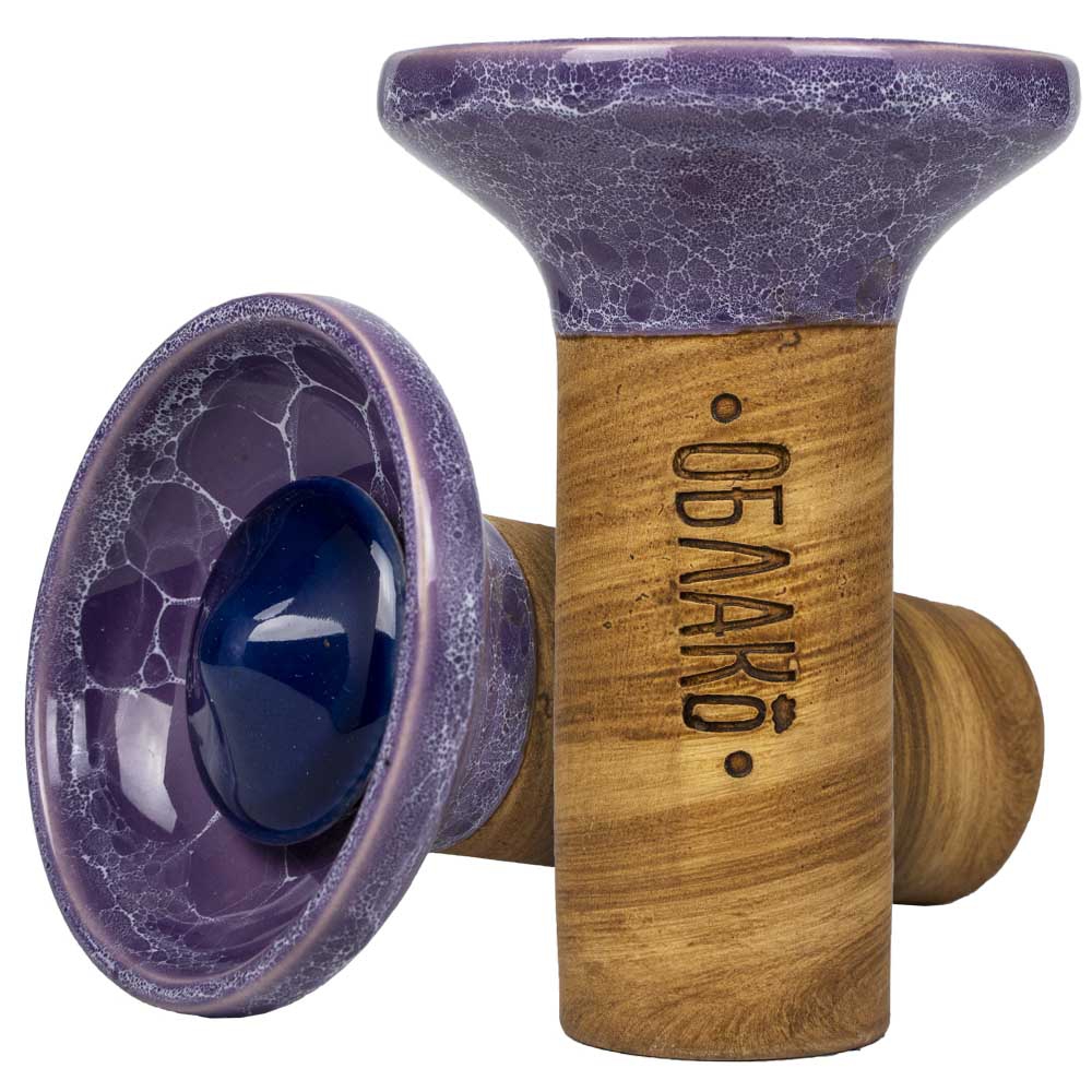 Oblako Flow Phunnel Glazed - Blue on Marble Purple/White
